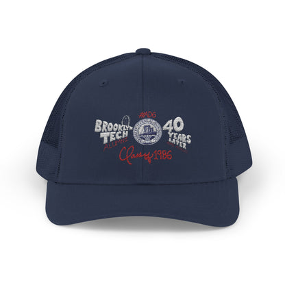 Class of 1986 40th Reunion Trucker Cap - White logo