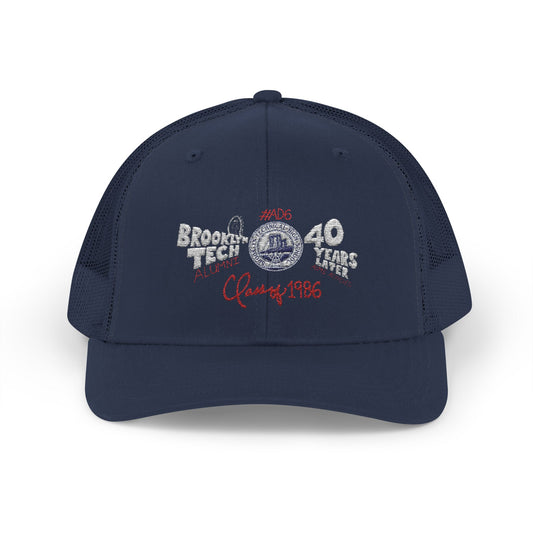 Class of 1986 40th Reunion Trucker Cap - White logo