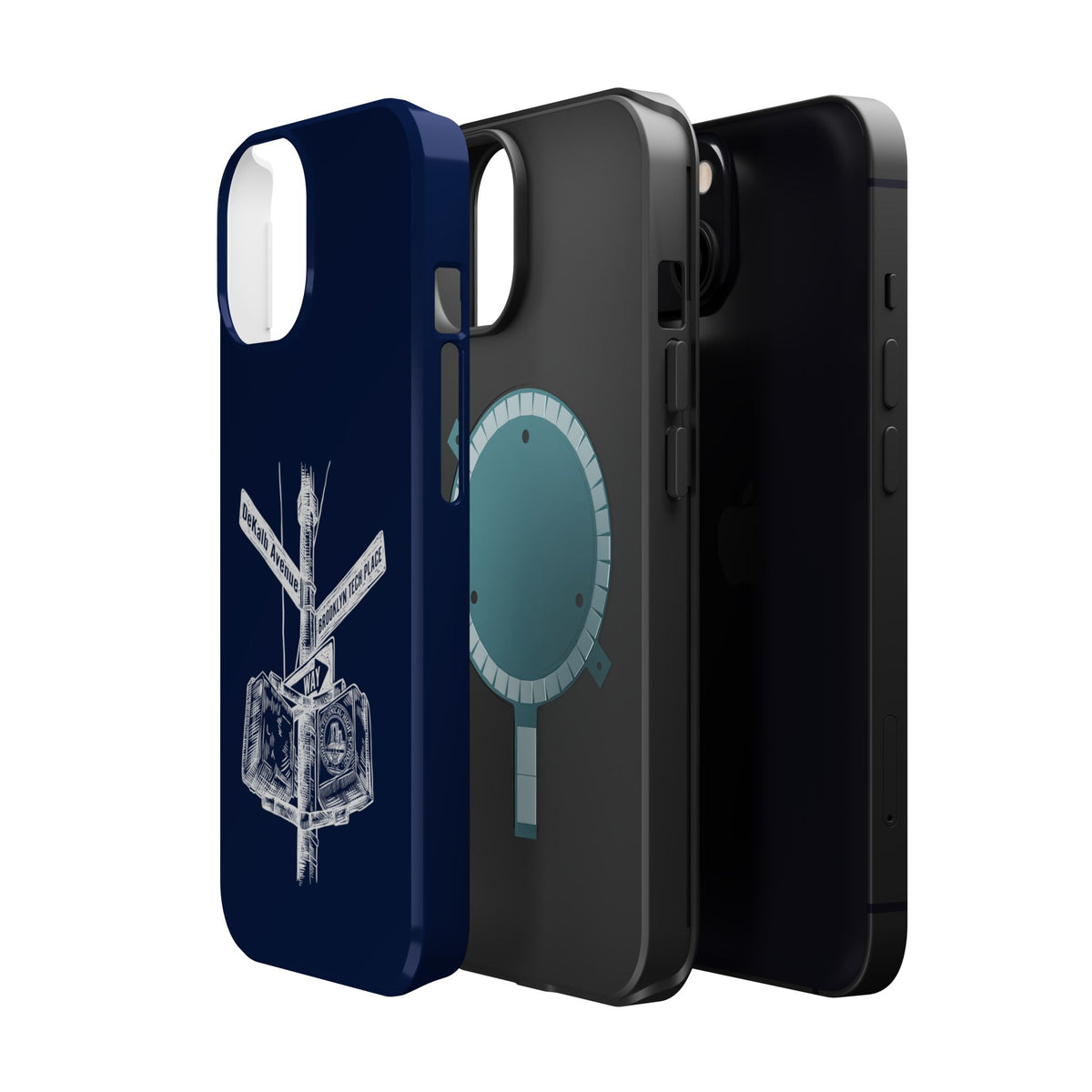 Dekalb Avenue & Brooklyn Tech Pl Magnetic Phone Case