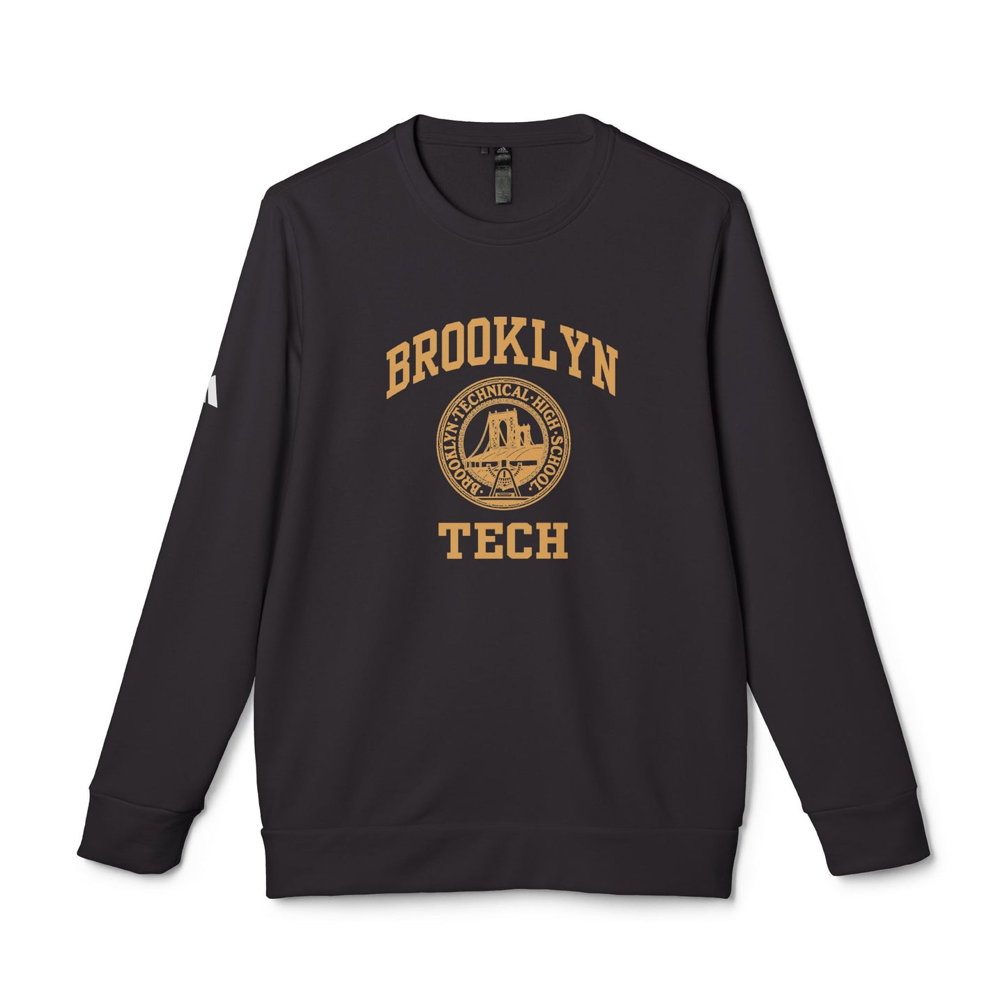 Brooklyn Tech Classic Logo adidas Unisex Fleece Crewneck Sweatshirt