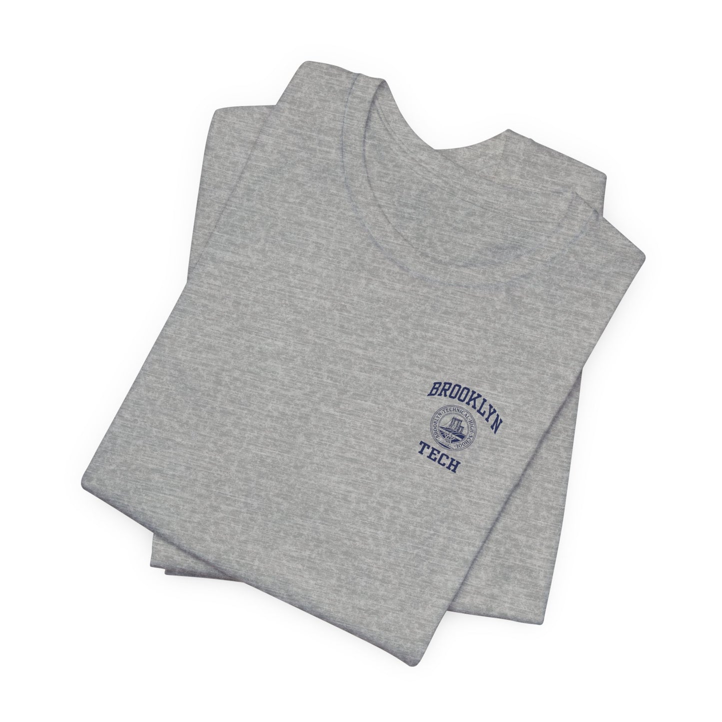 Classic Logo with Brooklyn Tech on Left Chest - Men's Jersey Short Sleeve T-Shirt