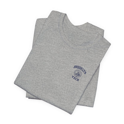 Classic Logo with Brooklyn Tech on Left Chest - Men's Jersey Short Sleeve T-Shirt