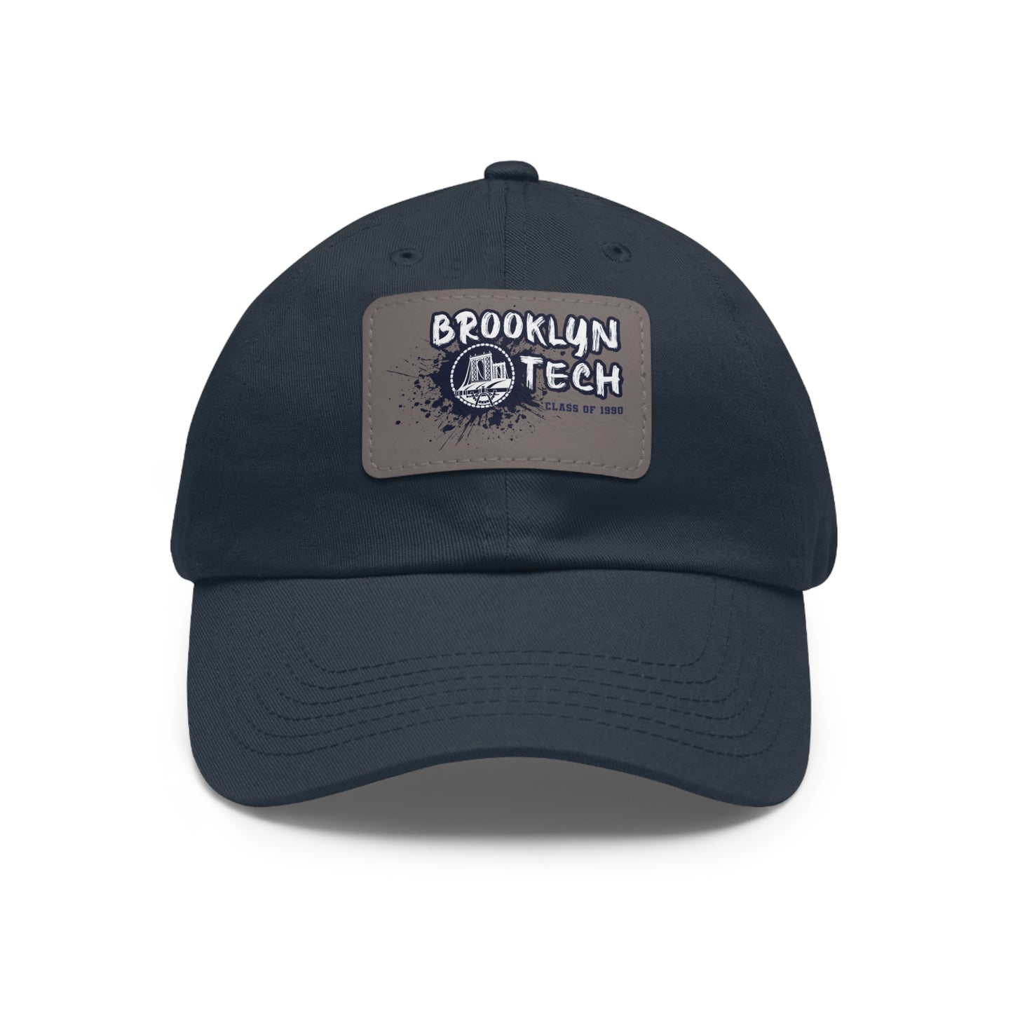 Class Of 1990 Commemorative Dad Hat With Leather Patch (rectangle)