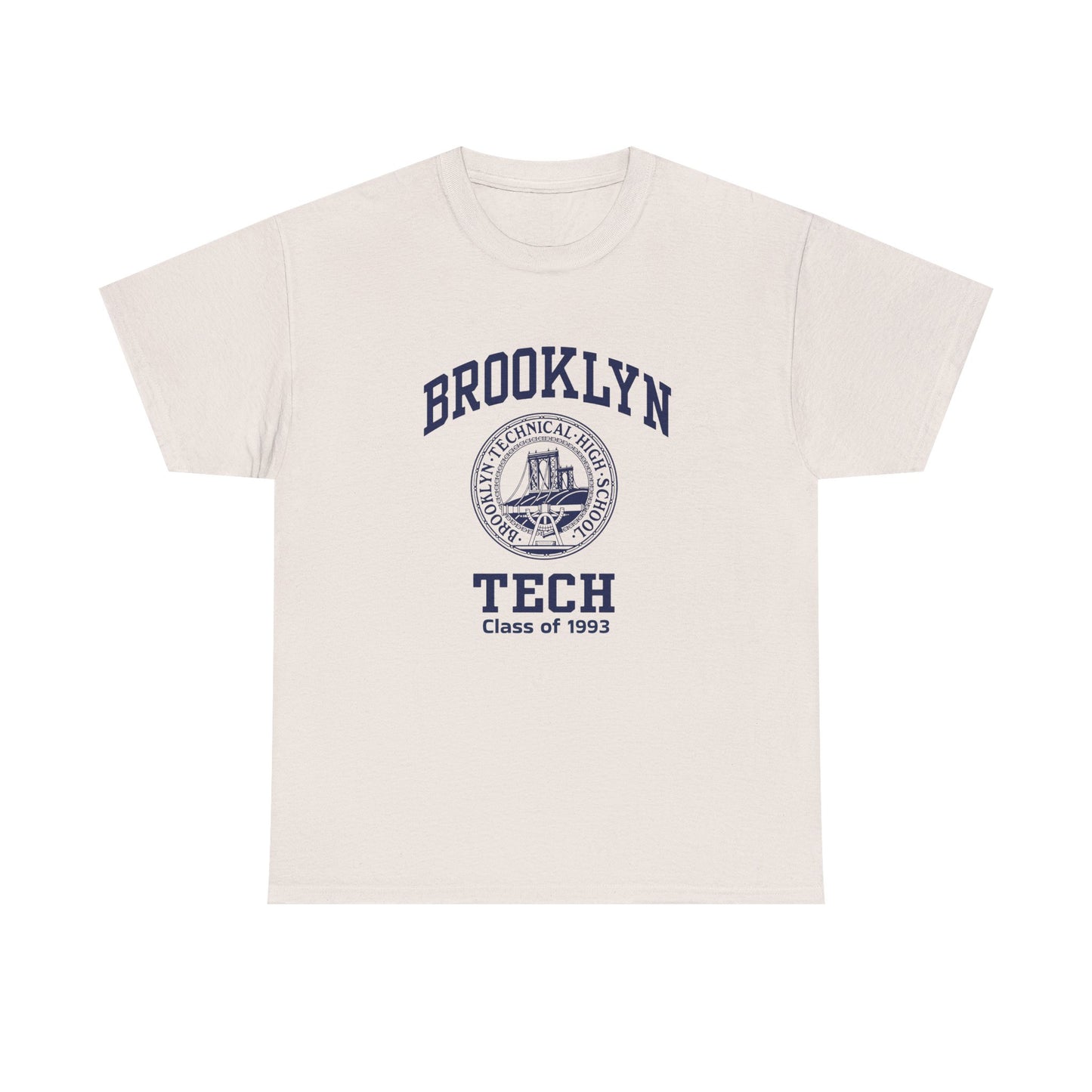 Brooklyn Tech Classic Logo - Men's Heavy Cotton T-Shirt - Class of 1993
