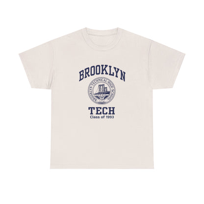 Brooklyn Tech Classic Logo - Men's Heavy Cotton T-Shirt - Class of 1993