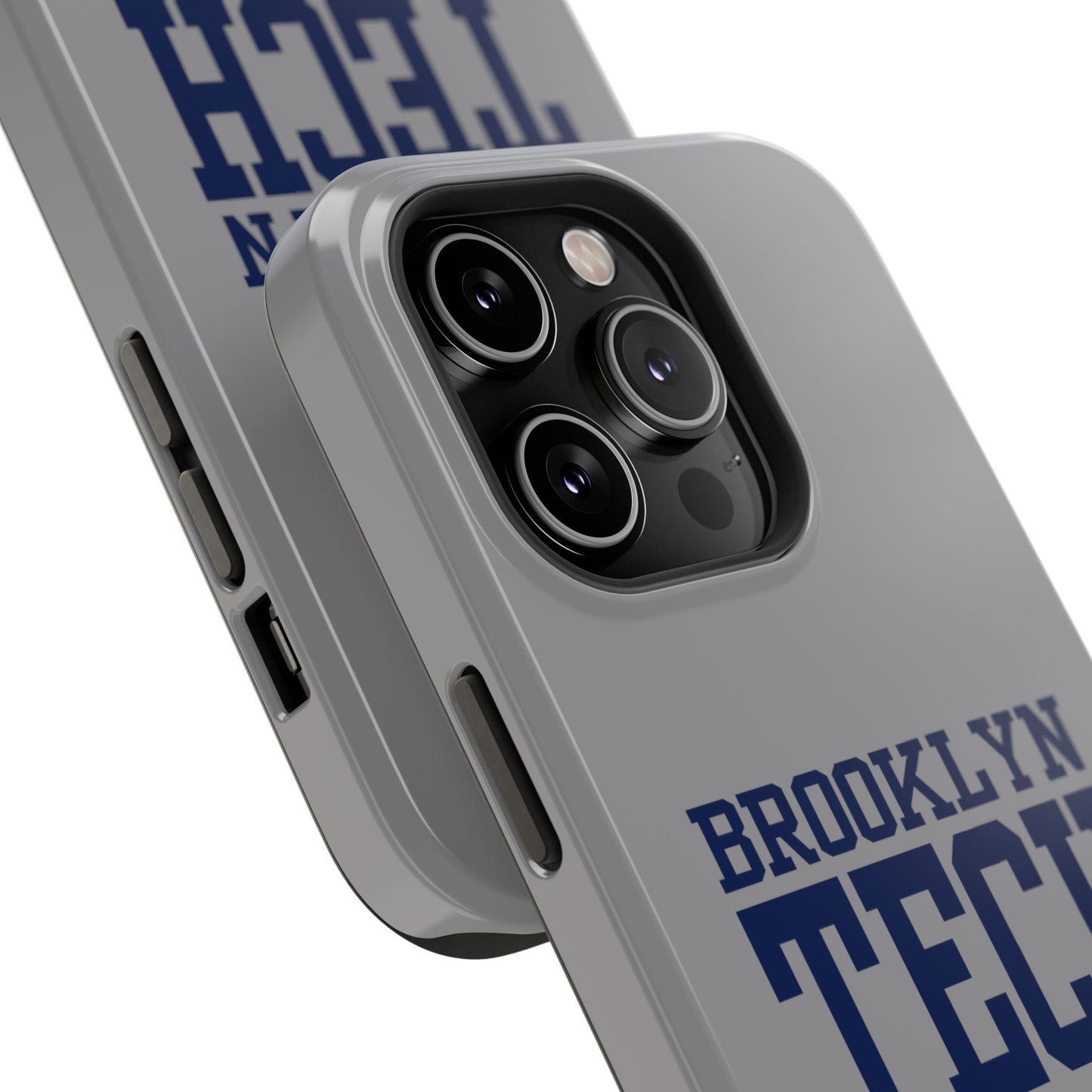 Brooklyn Tech - Impact-Resistant Phone Cases - Iphone Or Samsung - Gray