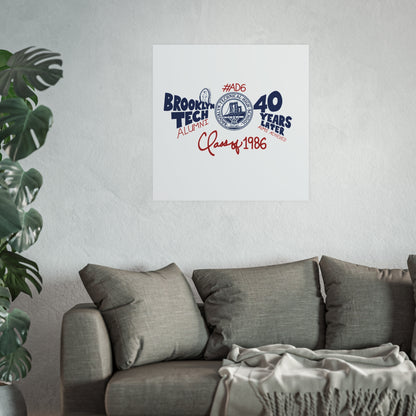 Class of 1986 Poster