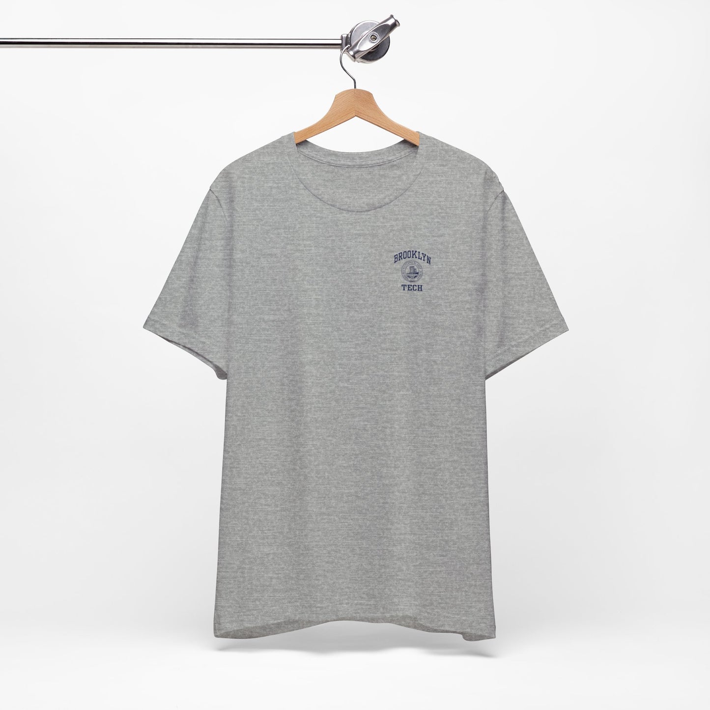Classic Logo with Brooklyn Tech on Left Chest - Men's Jersey Short Sleeve T-Shirt