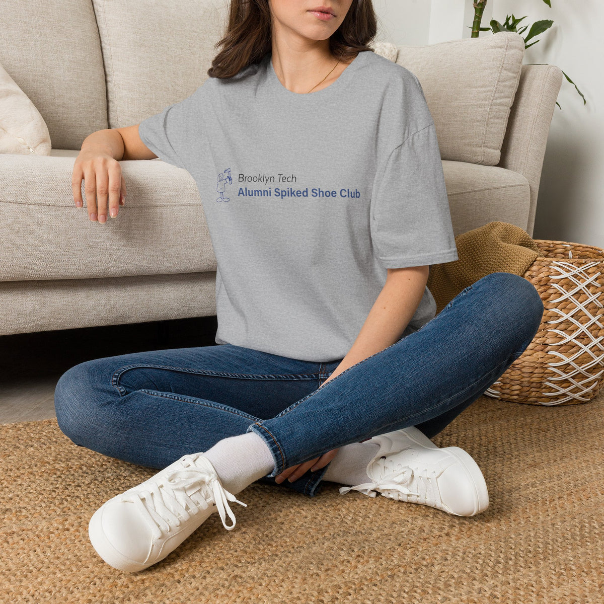 Brooklyn Tech Alumni Spiked Shoe Club - Softstyle T-Shirt - Rectangular Logo