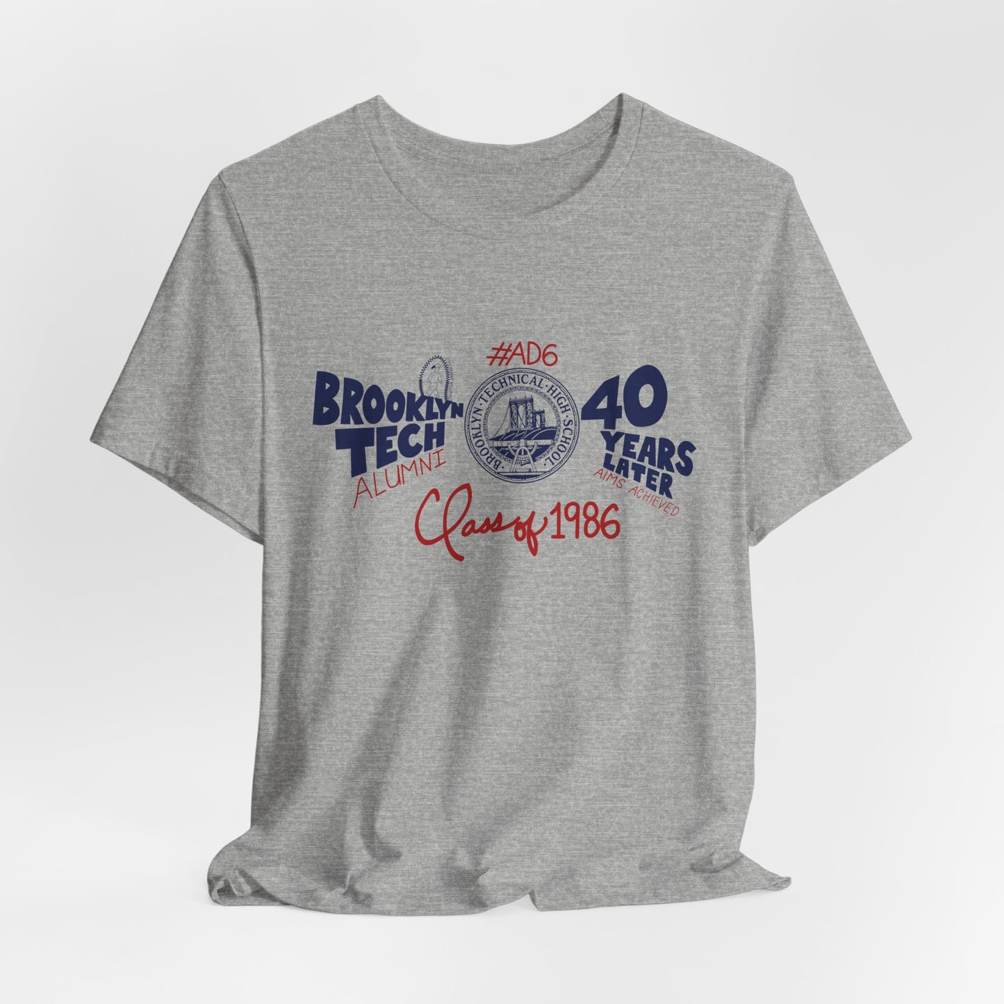 Class of 1986 Commemorative T-Shirt Unisex Jersey Short Sleeve T-Shirt