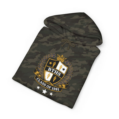 Class of 1981 - Simple Black Logo on Camo