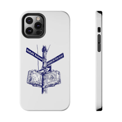 Dekalb Ave & Brooklyn Tech Place - Tough Phone Cases - White