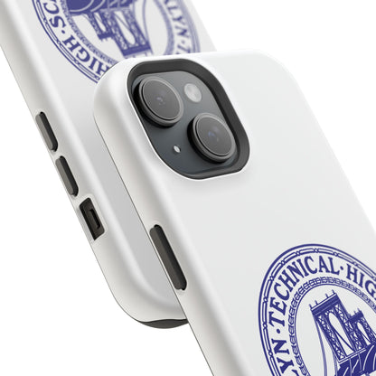 Classic Tech Seal - Impact-Resistant Phone Cases - Iphone Or Samsung - White