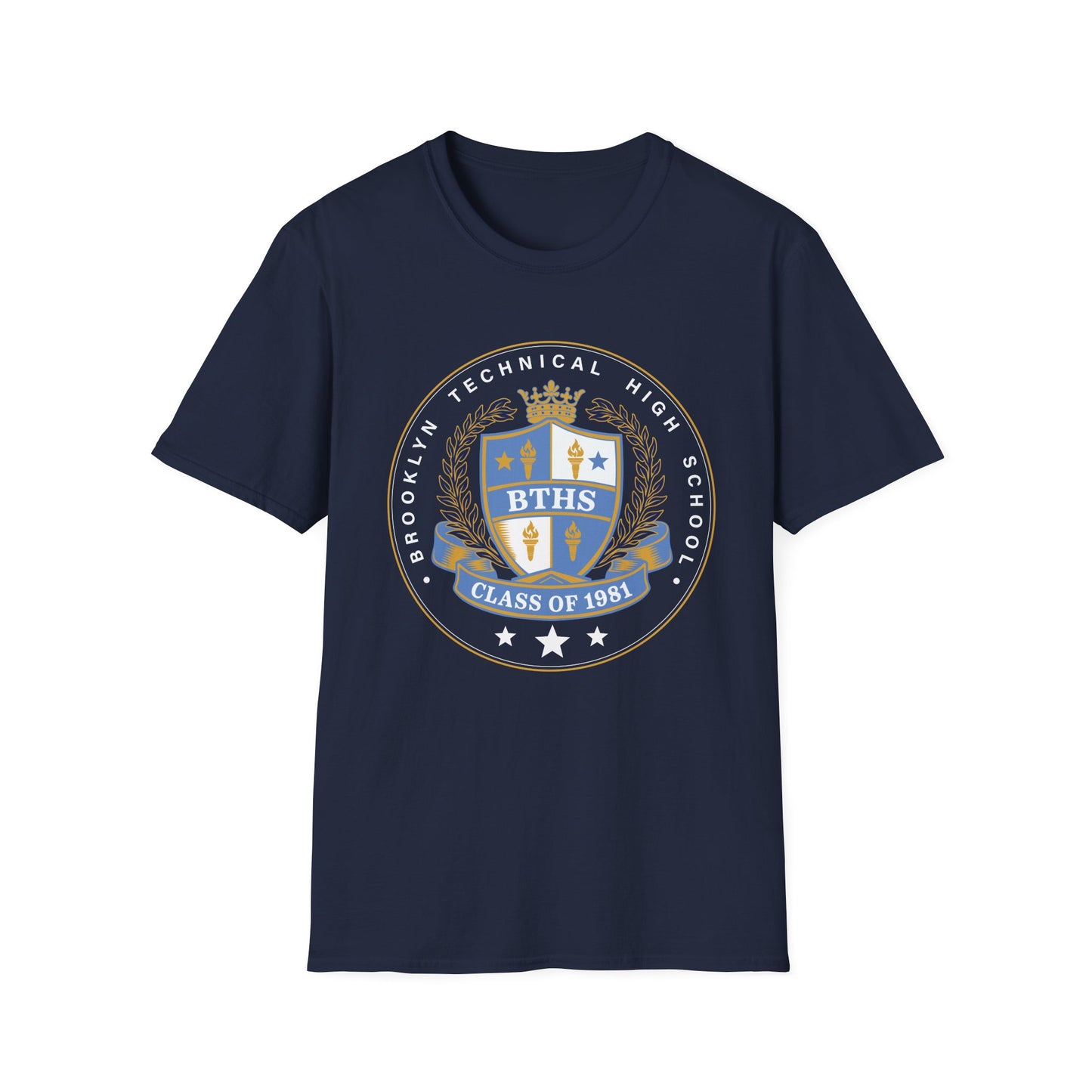 Class of 1981 Men's Softstyle T-Shirt - Light Blue Logo