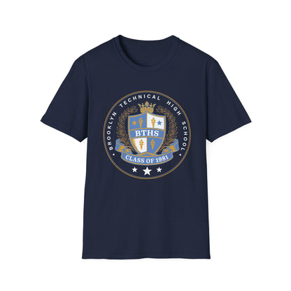 Class of 1981 Men's Softstyle T-Shirt - Light Blue Logo