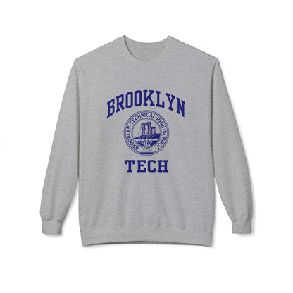 Brooklyn Tech Classic Logo - Men's Midweight Softstyle Fleece Crewneck Sweatshirt