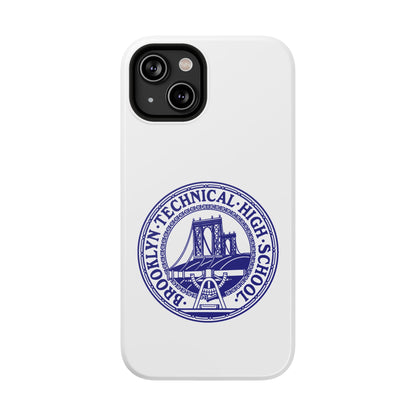Classic Tech Seal - Impact-Resistant Phone Cases - Iphone Or Samsung - White