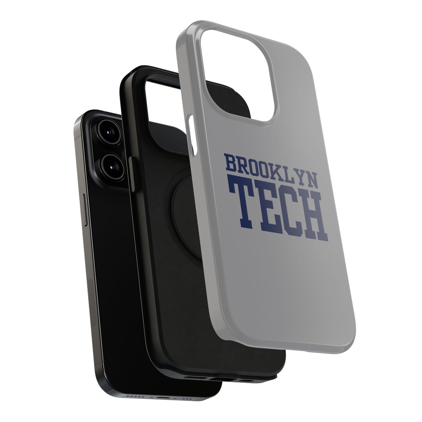 Brooklyn Tech - Impact-Resistant Phone Cases - Iphone Or Samsung - Gray