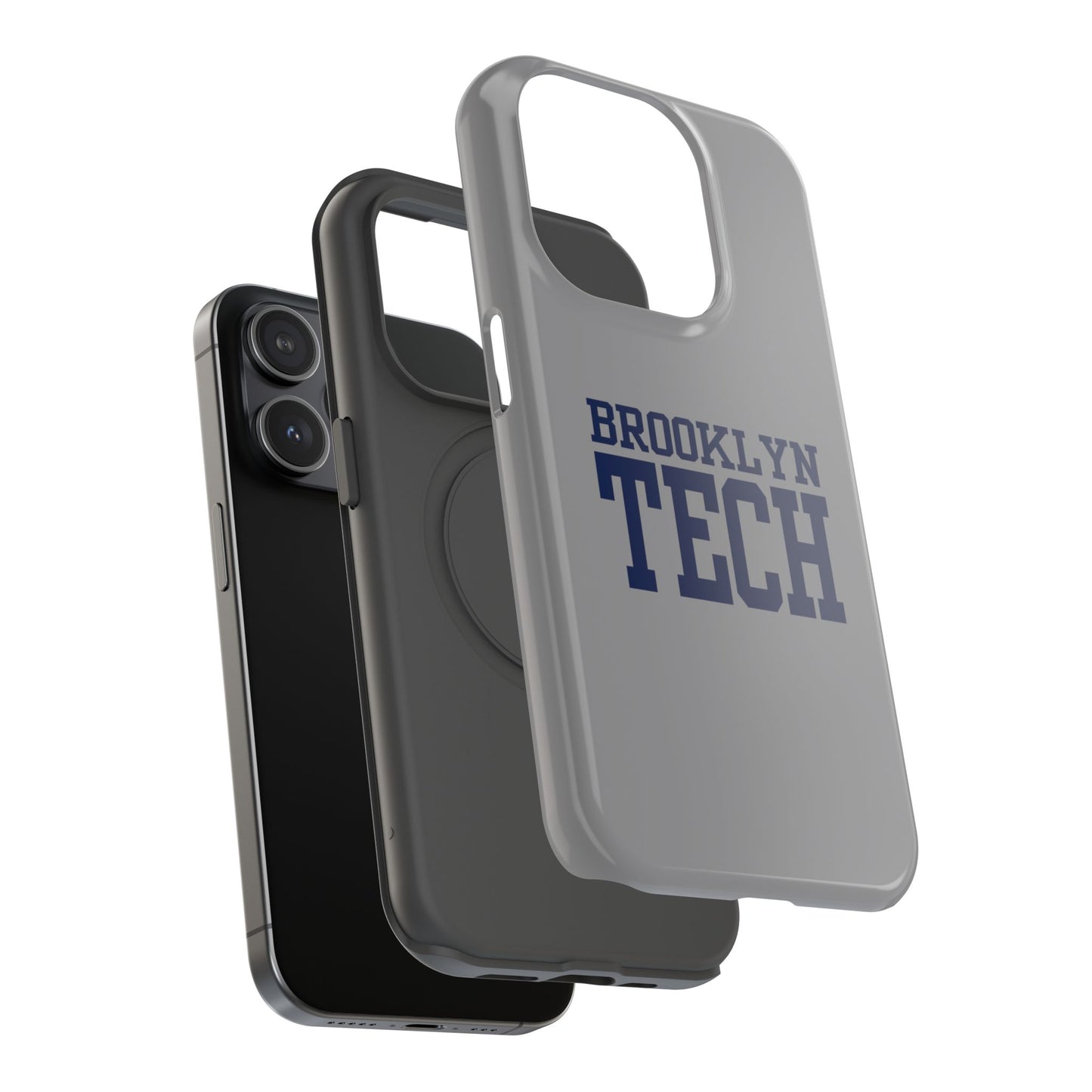 Brooklyn Tech - Impact-Resistant Phone Cases - Iphone Or Samsung - Gray