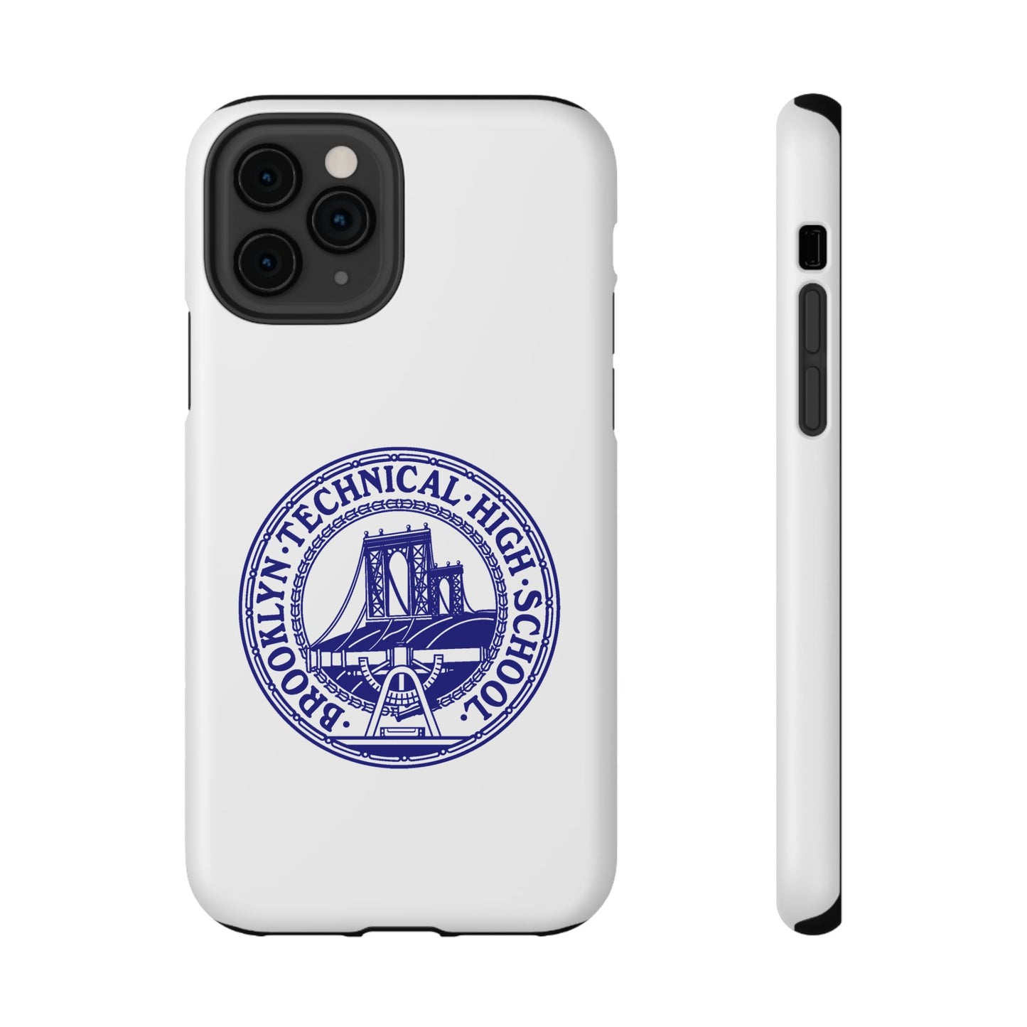 Classic Tech Seal - Impact-Resistant Phone Cases - Iphone Or Samsung - White