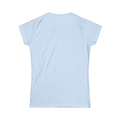 Boutique - Dekalb Ave & Brooklyn Tech Pl. - Ladies Softstyle T-Shirt - Blue Graphic