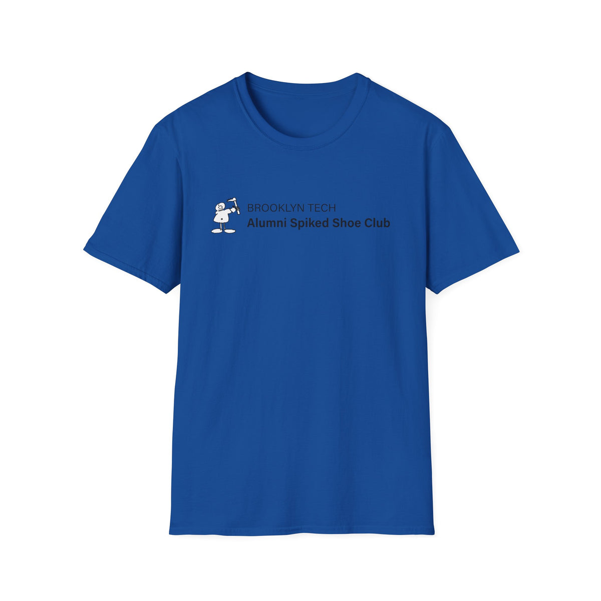 Brooklyn Tech Alumni Spiked Shoe Club Softstyle T-Shirt - Rectangular Logo