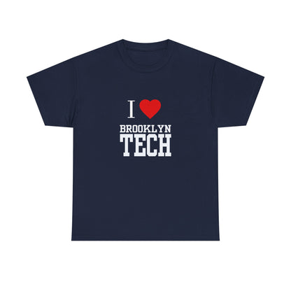 Boutique - I Love Brooklyn Tech Unisex Heavy Cotton T-shirt (Classic Font)