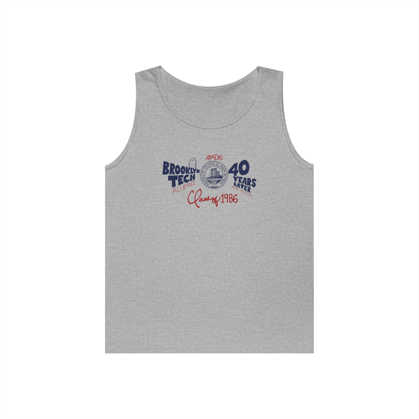 Class of 1986 Commemorative Unisex Heavy Cotton Tank Top