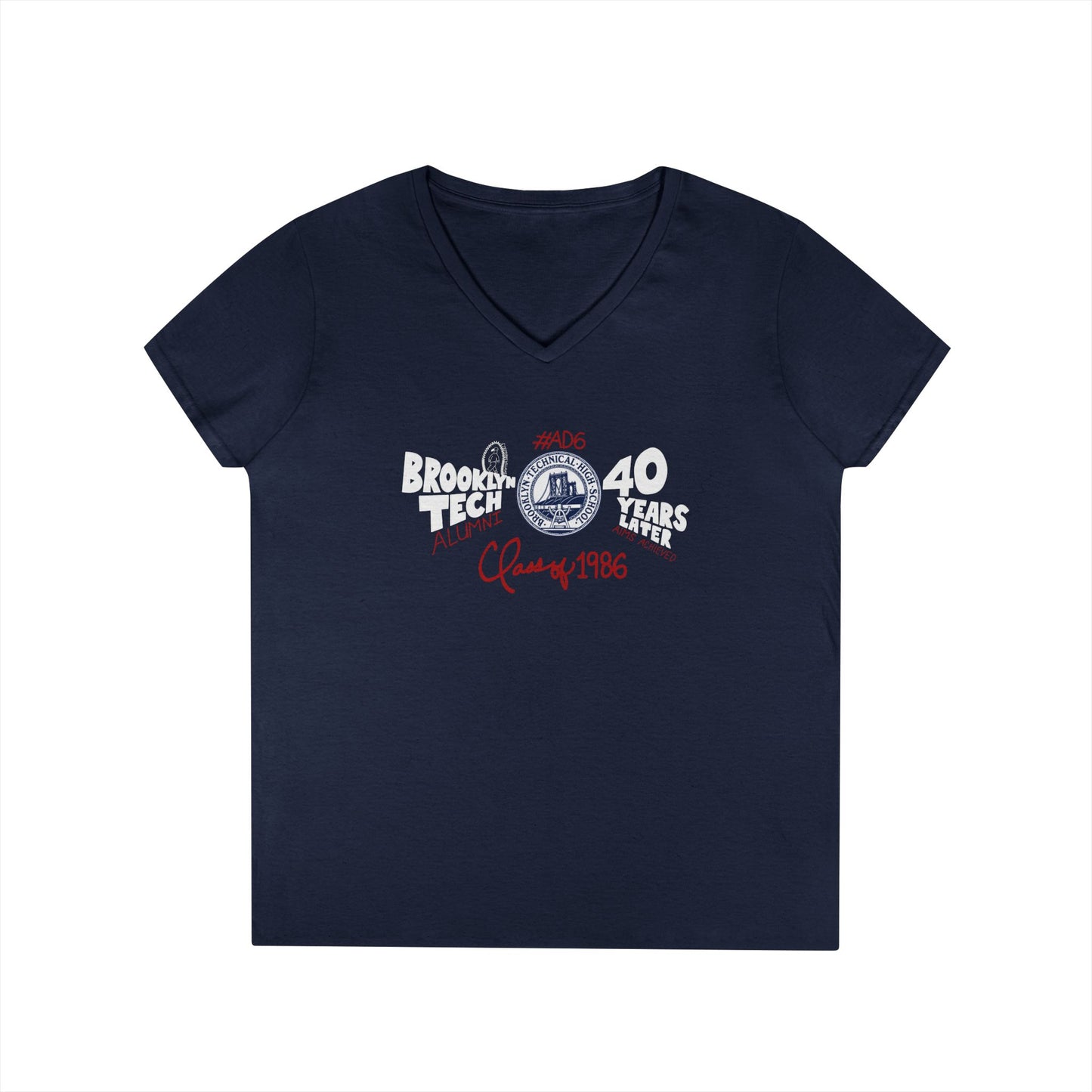 Class of 1986 Commemorative Ladies' V-Neck T-Shirt