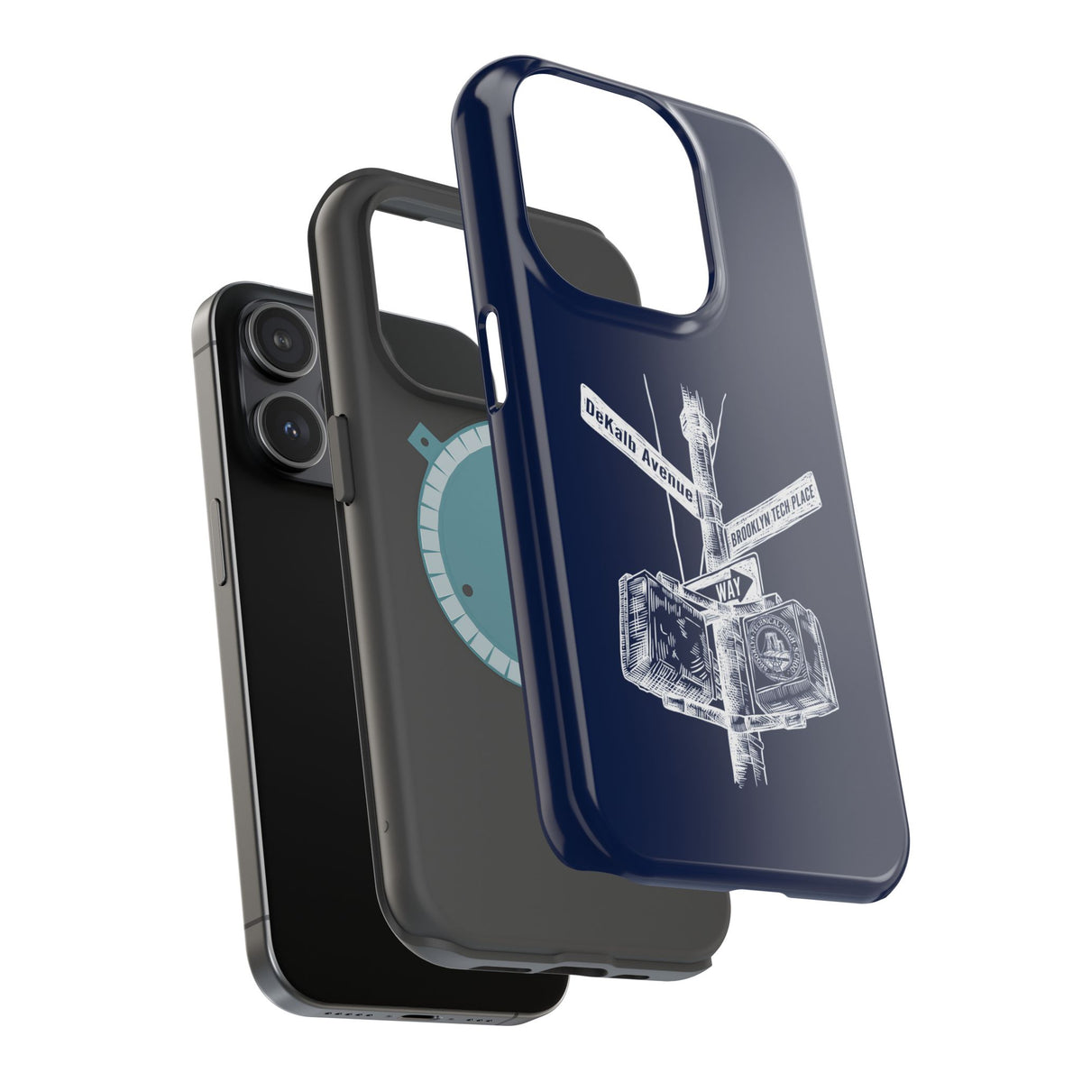 Dekalb Avenue & Brooklyn Tech Pl Magnetic Phone Case