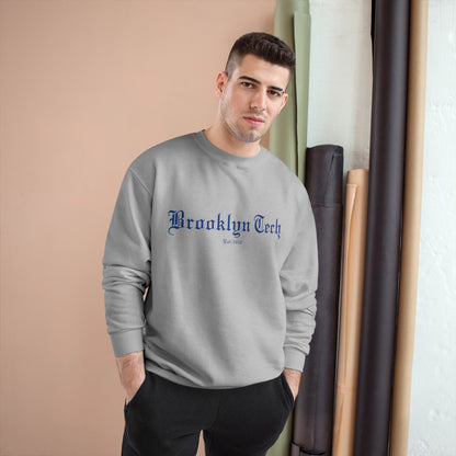 Vintage - Olde English & Tech Logo - Champion Crewneck Sweatshirt