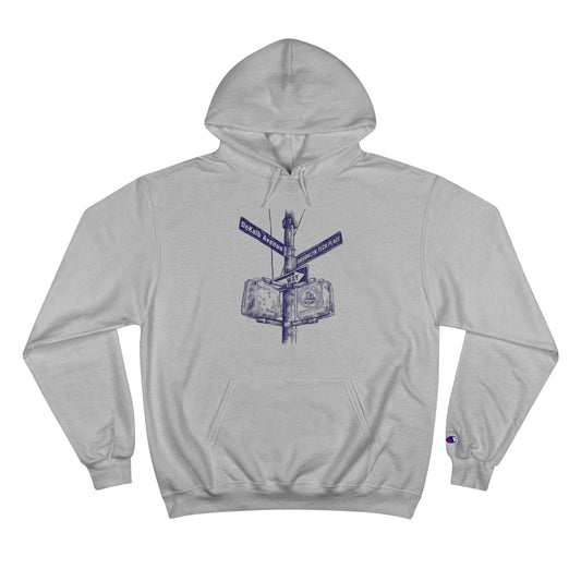 Boutique - Dekalb Ave & Brooklyn Tech Pl - Champion Hoodie (navy Hoodie)