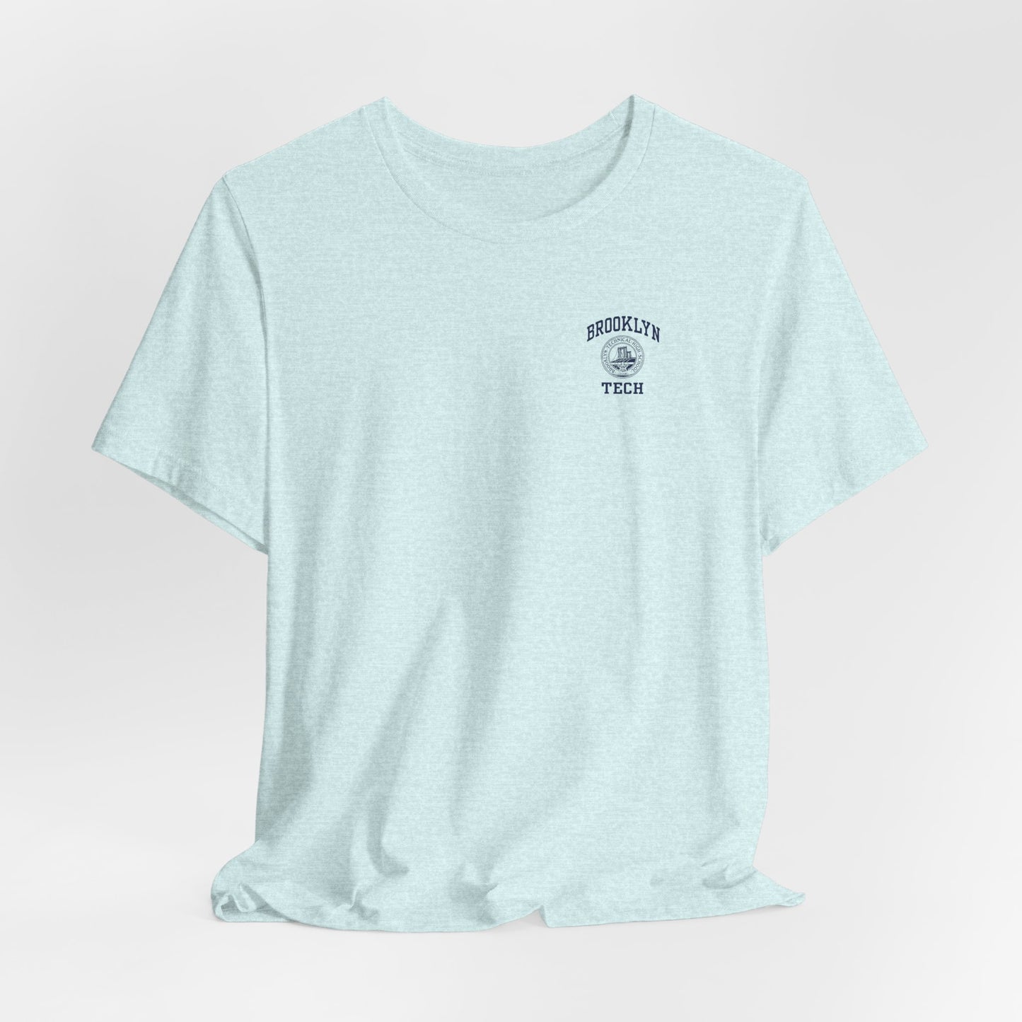 Classic Logo with Brooklyn Tech on Left Chest - Men's Bella + Canvas Short Sleeve Jersey T-Shirt