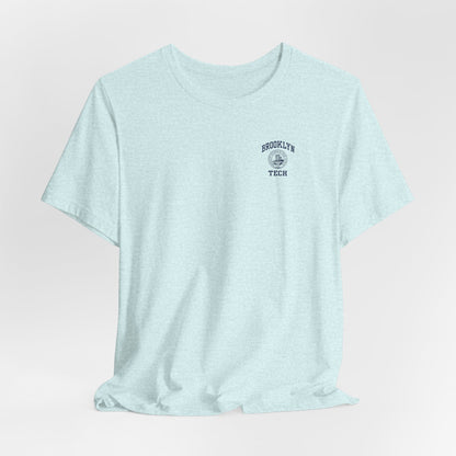 Classic Logo with Brooklyn Tech on Left Chest - Men's Bella + Canvas Short Sleeve Jersey T-Shirt