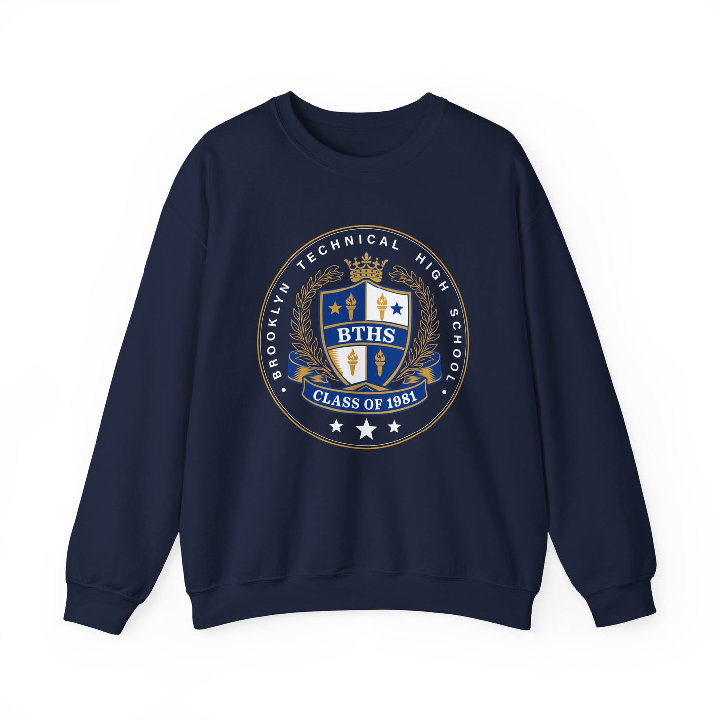 Class of 1981 - Men's Heavy Blend™ Crewneck Sweatshirt - Royal Blue Logo
