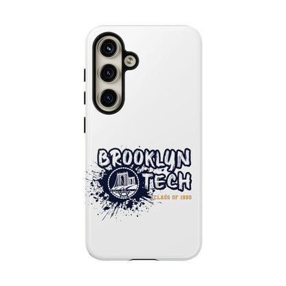 Class Of 1990 Commemorative Tough Cases - Apple & Samsung Only - Gold Font On White Background