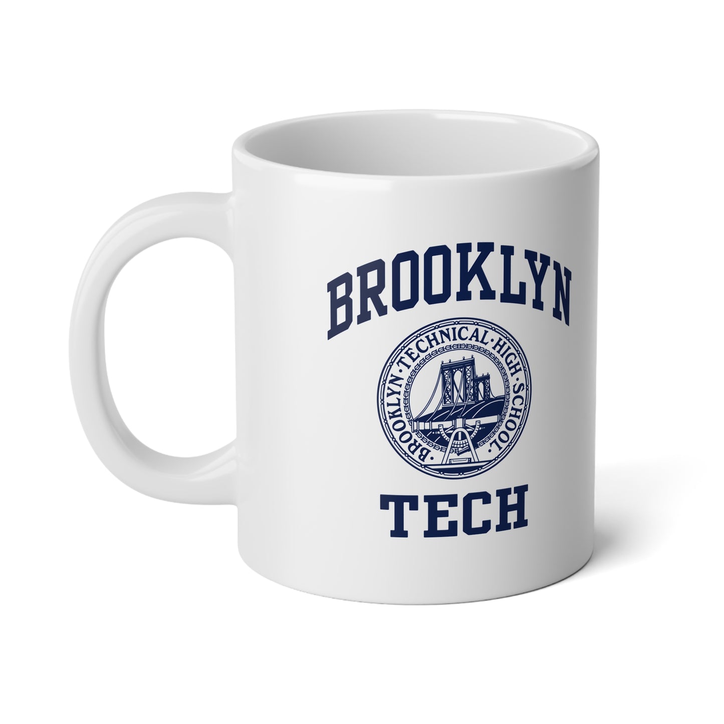Classic Tech Logo with Brooklyn Tech & Building 20oz Jumbo Mug