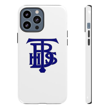 Stacked Logo - Tough Phone Cases - White