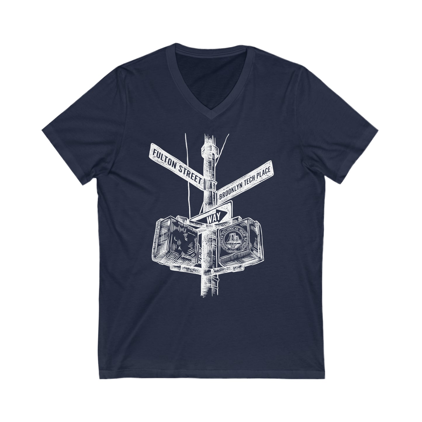 Boutique - Fulton St & Brooklyn Tech Pl - Men's V-Neck T-Shirt