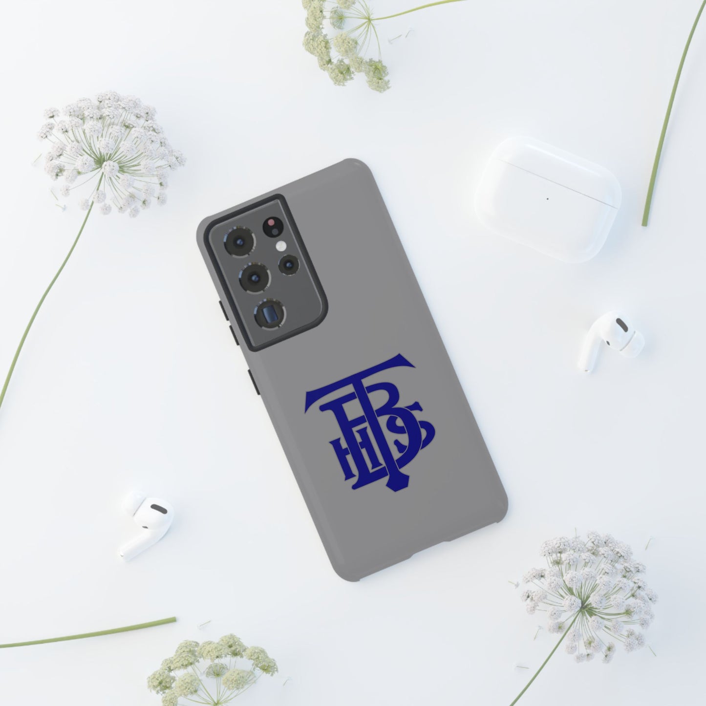 Stacked Logo - Tough Phone Cases - Gray - Samsung phones