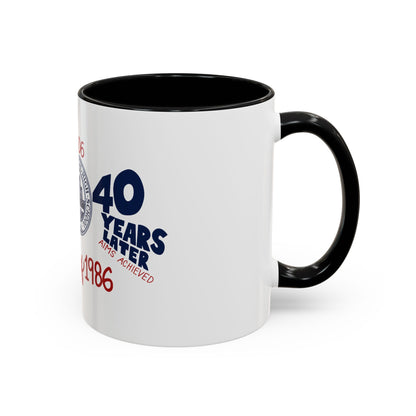 Class of 1986 Coffee Mug with navy handle (11oz, 15oz)