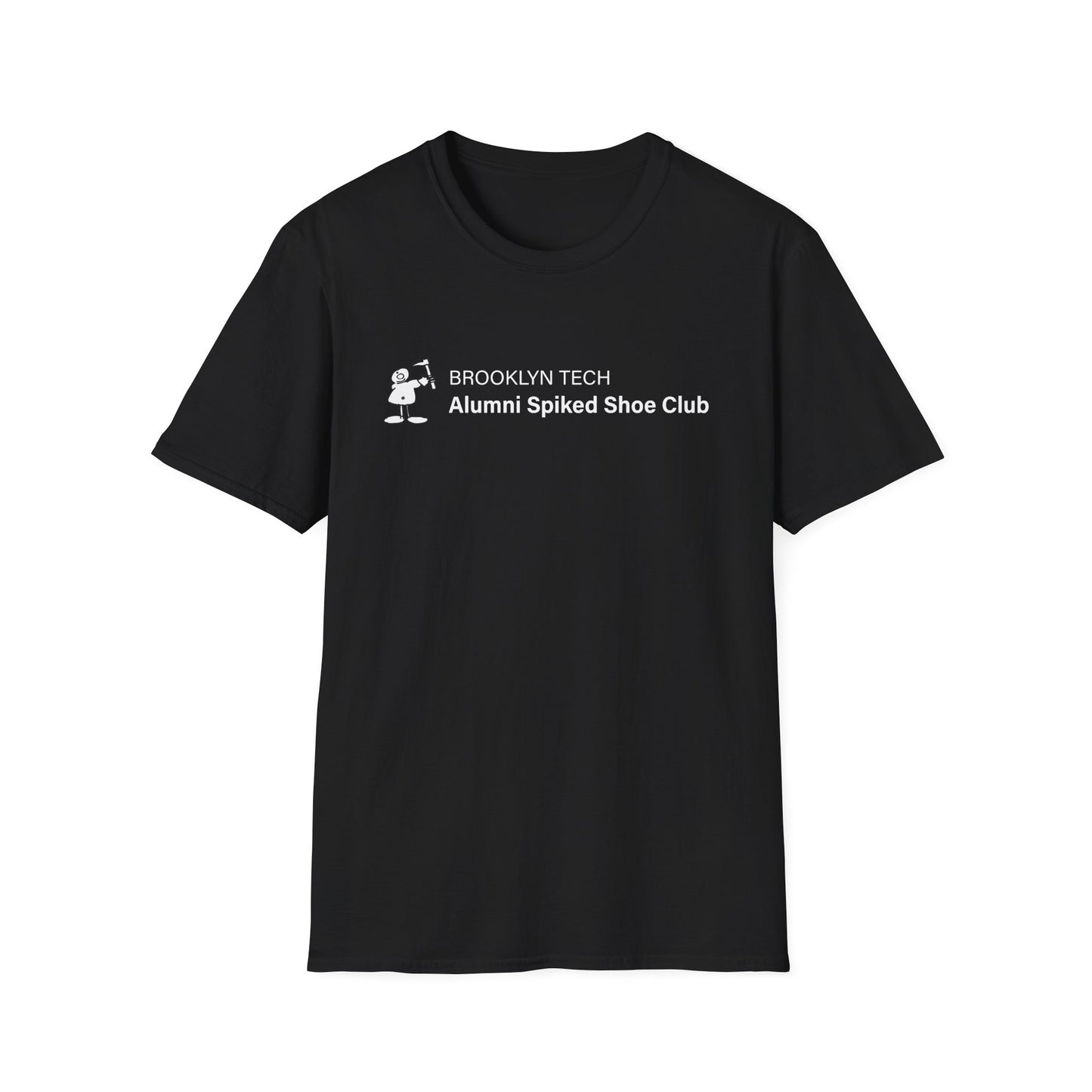Brooklyn Tech Alumni Spiked Shoe Club Softstyle T-Shirt - Rectangular Logo