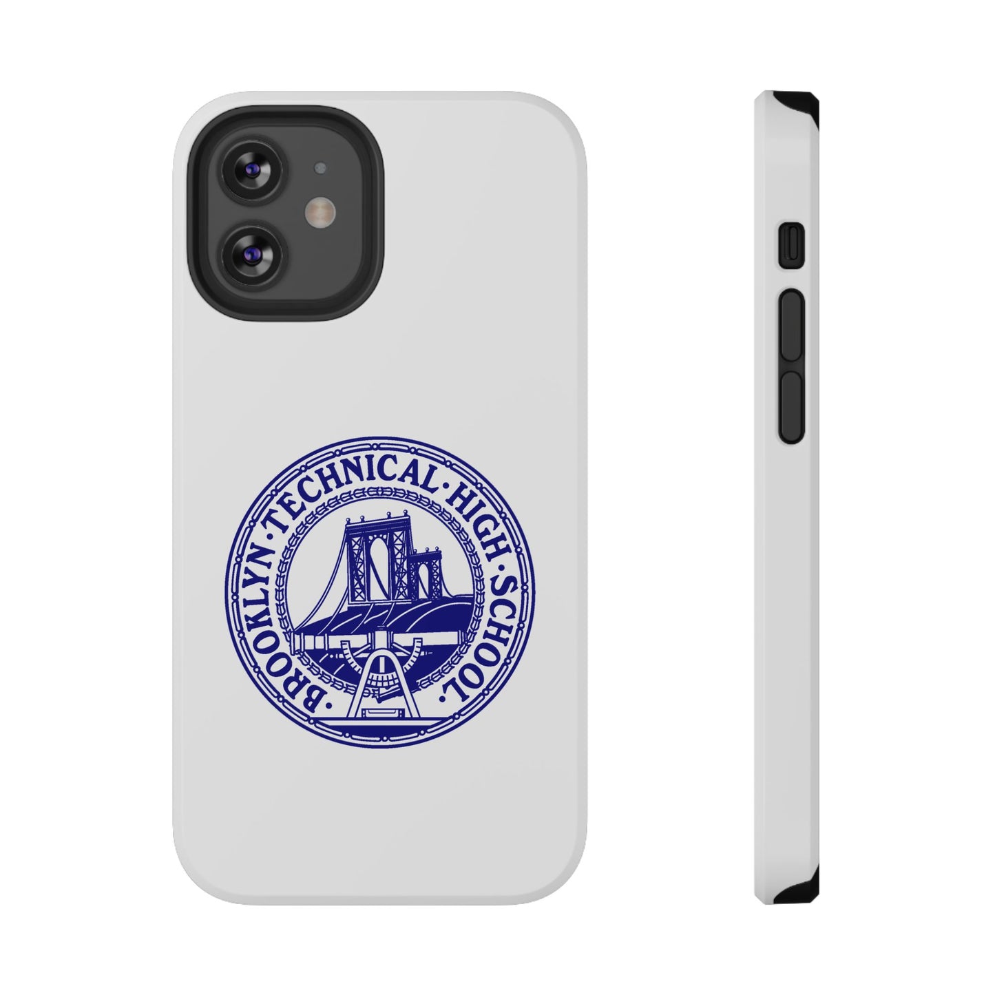 Classic Tech Seal - Impact-Resistant Phone Cases - Iphone Or Samsung - White