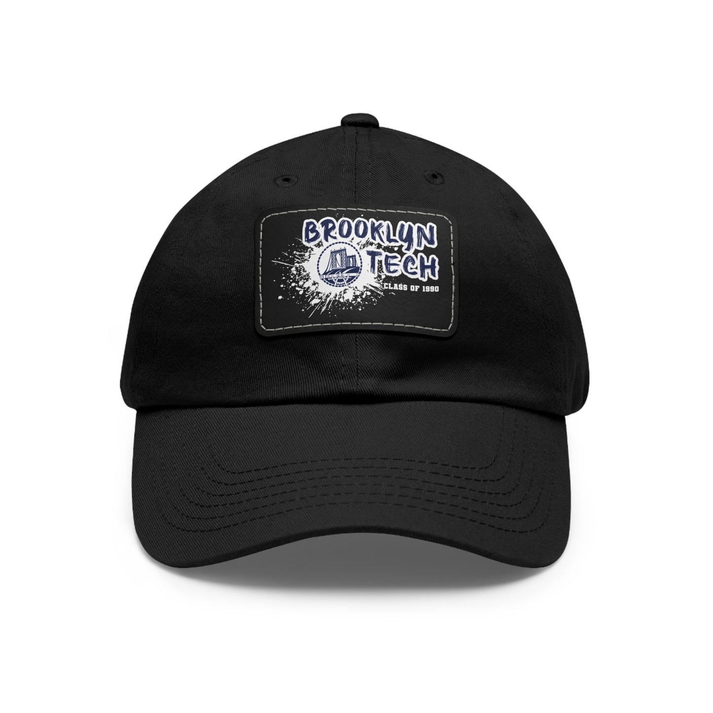 Class Of 1990 Commemorative Dad Hat With Leather Patch (rectangle)