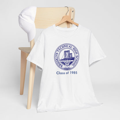 Classic Tech Logo - Class Of 1985 - Men's  Heavy Cotton T-Shirt