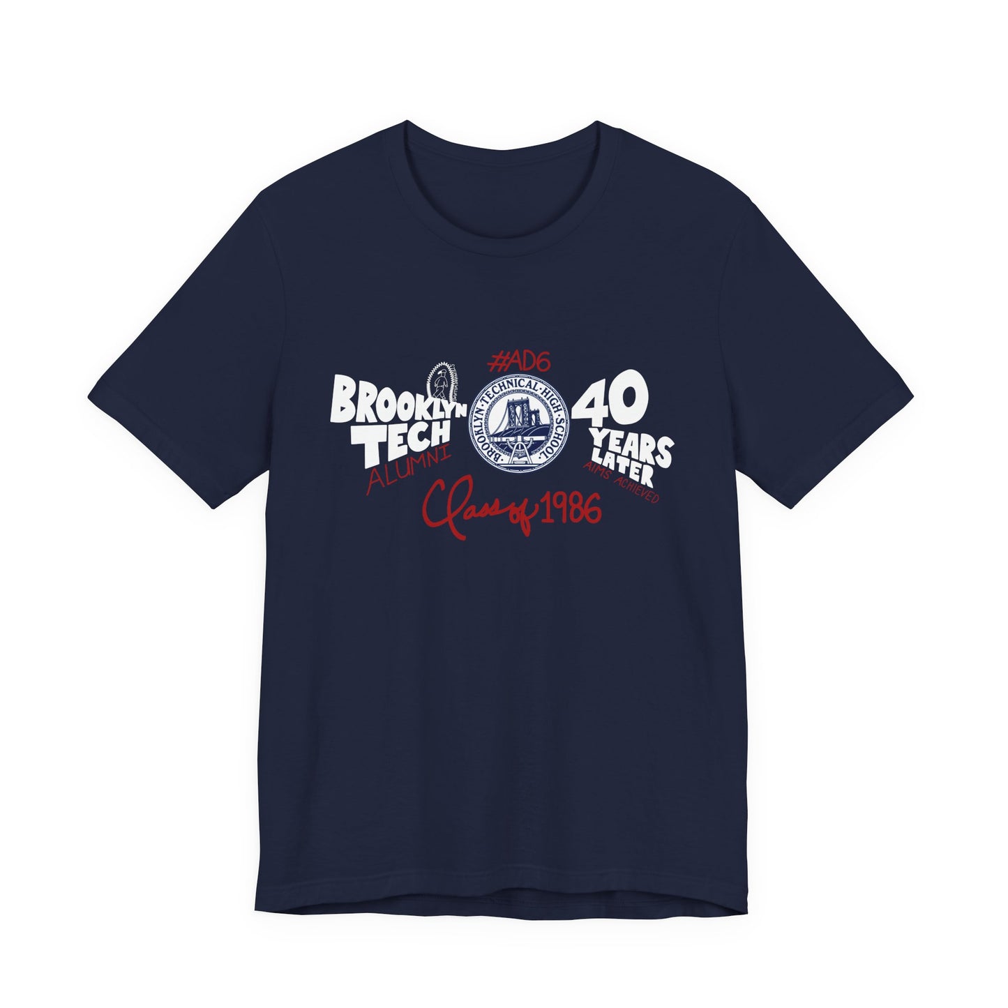 Class of 1986 Commemorative T-Shirt Unisex Jersey Short Sleeve T-Shirt