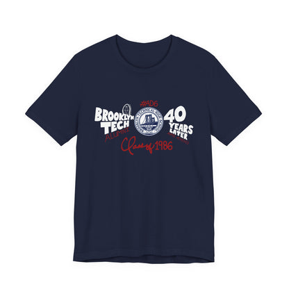 Class of 1986 Commemorative T-Shirt Unisex Jersey Short Sleeve T-Shirt