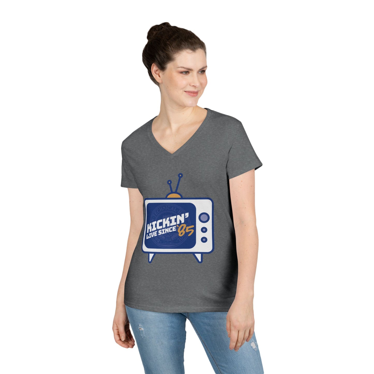 Class Of 1985 Ladies' V-Neck T-Shirt - Tv