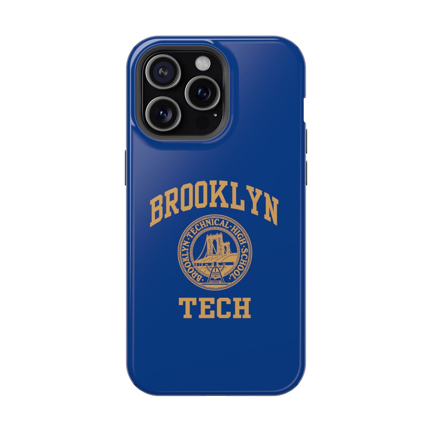 Brooklyn Tech Classic Logo - Impact-Resistant Phone Cases - Iphone Or Samsung - Navy