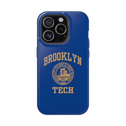 Brooklyn Tech Classic Logo - Impact-Resistant Phone Cases - Iphone Or Samsung - Navy